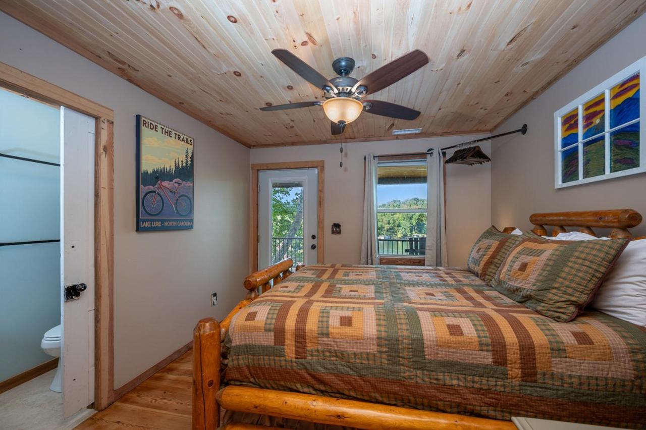 Russell'S Fort At White Oak Point: Historical Cabin On Lake Lure, Luxury, Direct Lake Access!别墅 外观 照片