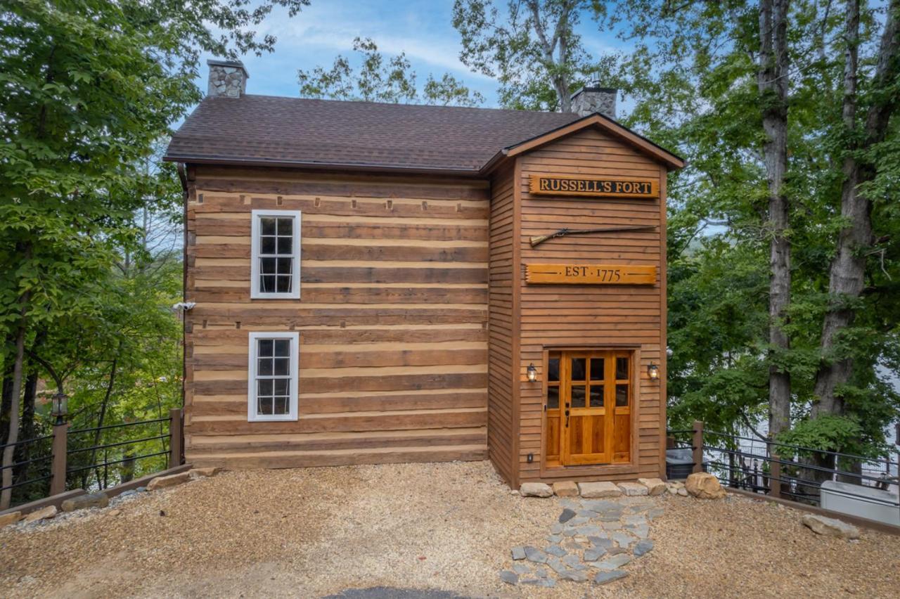 Russell'S Fort At White Oak Point: Historical Cabin On Lake Lure, Luxury, Direct Lake Access!别墅 外观 照片