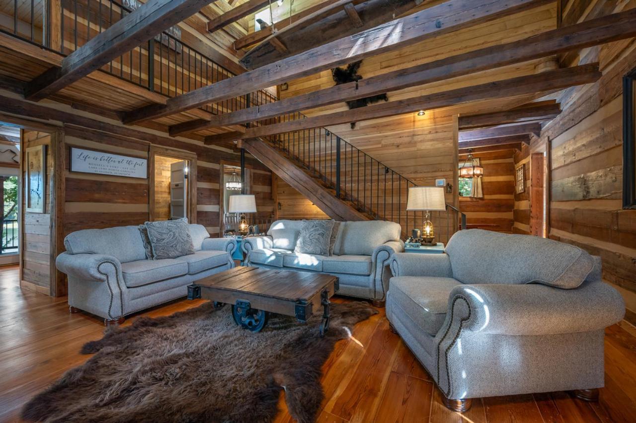 Russell'S Fort At White Oak Point: Historical Cabin On Lake Lure, Luxury, Direct Lake Access!别墅 外观 照片