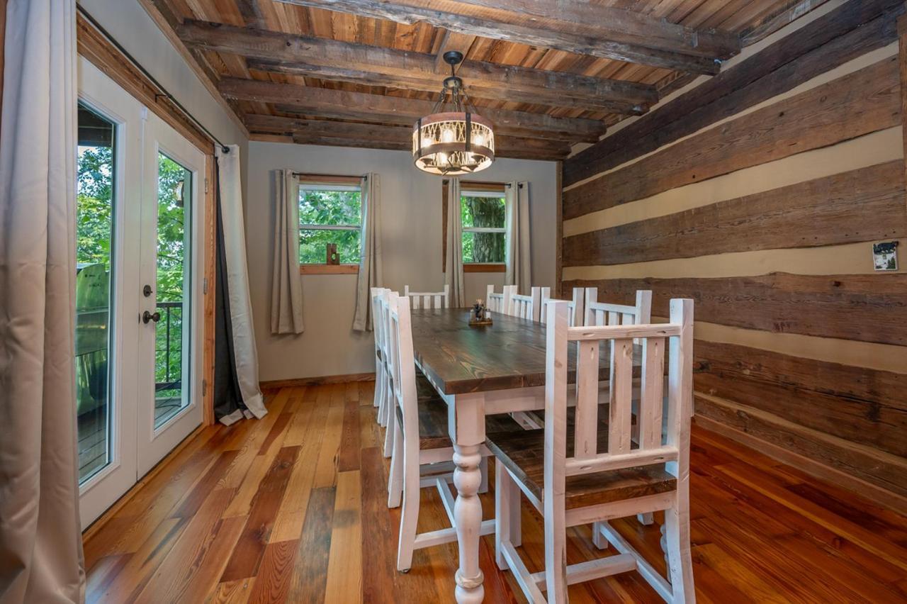 Russell'S Fort At White Oak Point: Historical Cabin On Lake Lure, Luxury, Direct Lake Access!别墅 外观 照片
