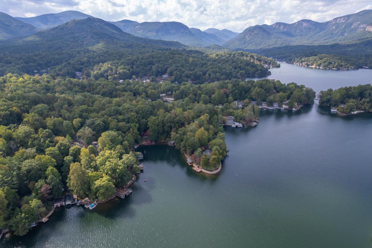 Russell'S Fort At White Oak Point: Historical Cabin On Lake Lure, Luxury, Direct Lake Access!别墅 外观 照片