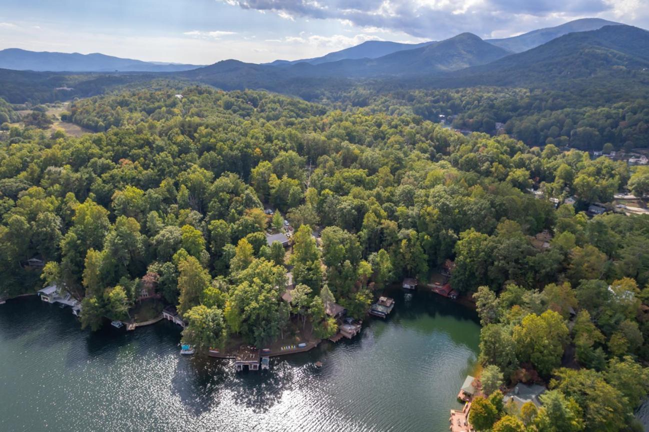Russell'S Fort At White Oak Point: Historical Cabin On Lake Lure, Luxury, Direct Lake Access!别墅 外观 照片