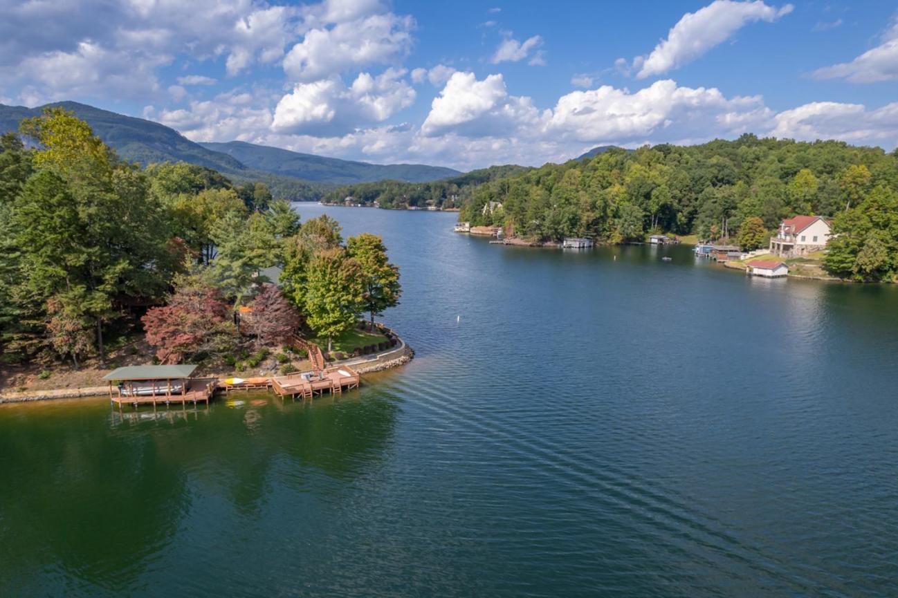Russell'S Fort At White Oak Point: Historical Cabin On Lake Lure, Luxury, Direct Lake Access!别墅 外观 照片