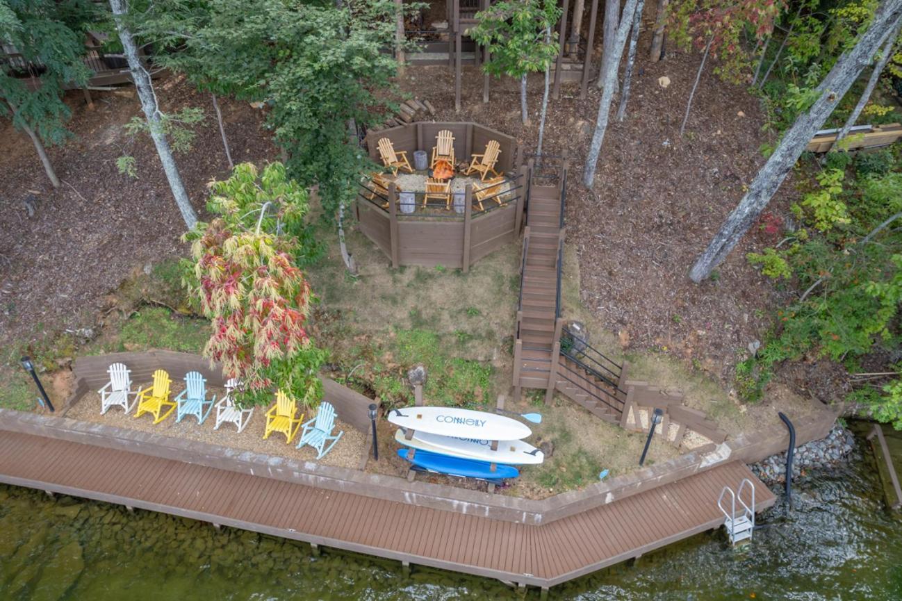 Russell'S Fort At White Oak Point: Historical Cabin On Lake Lure, Luxury, Direct Lake Access!别墅 外观 照片